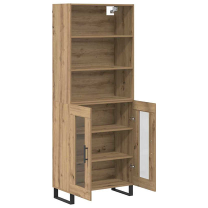 Hoge kast Artisan Eiken 69,5 x 34 x 180 cm Bewerkt hout