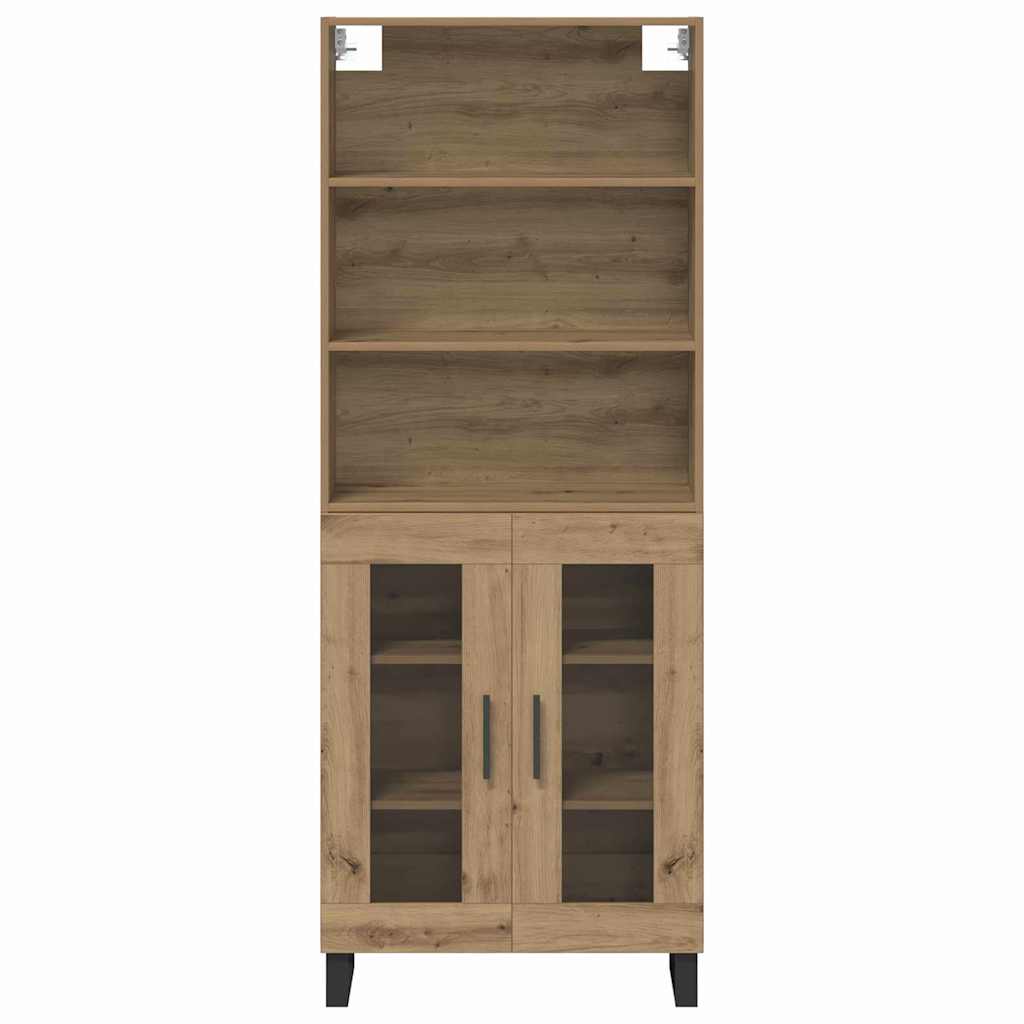 Hoge kast Artisan Eiken 69,5 x 34 x 180 cm Bewerkt hout