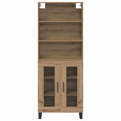 Hoge kast Artisan Eiken 69,5 x 34 x 180 cm Bewerkt hout