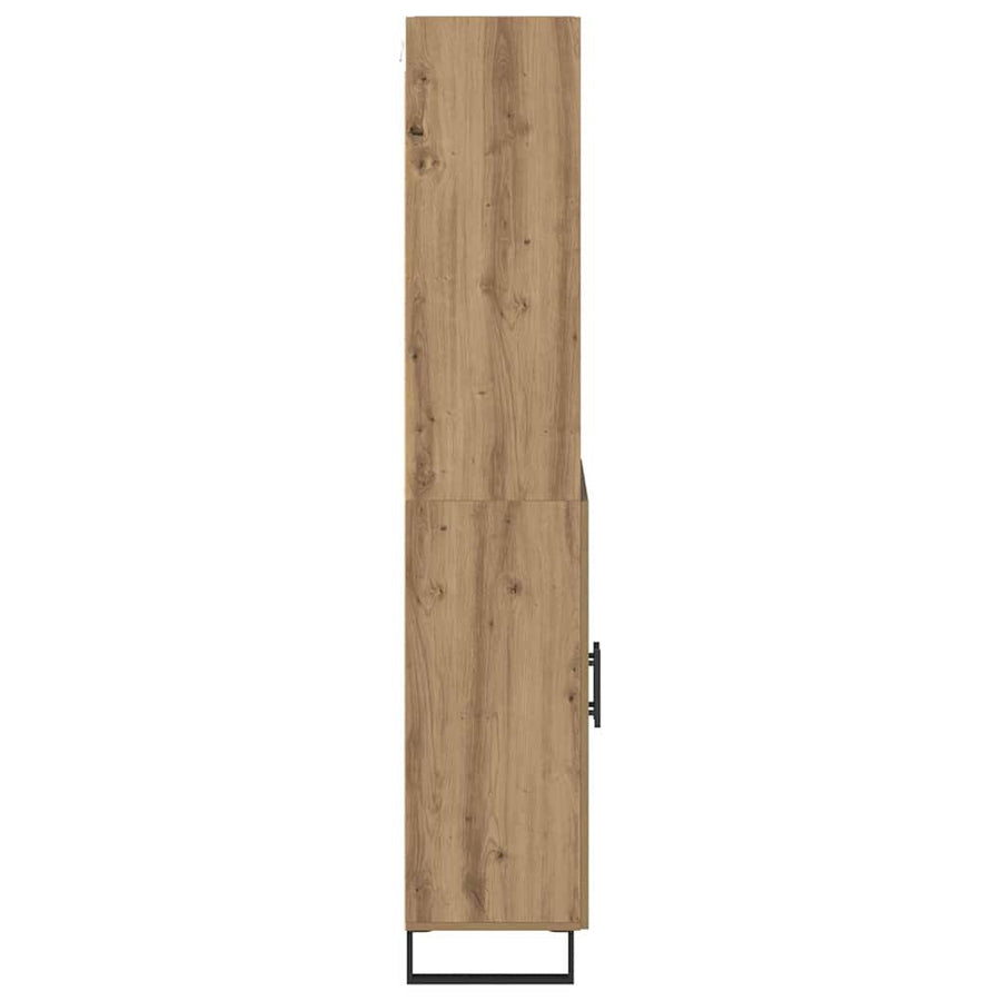 Hoge kast Artisan Eiken 69,5 x 34 x 180 cm Bewerkt hout