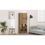 Hoge kast 69,5x34x180 cm artisan eiken