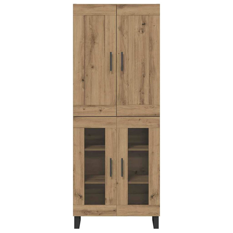 Hoge kast Artisan Eiken 69,5 x 34 x 180 cm Bewerkt hout