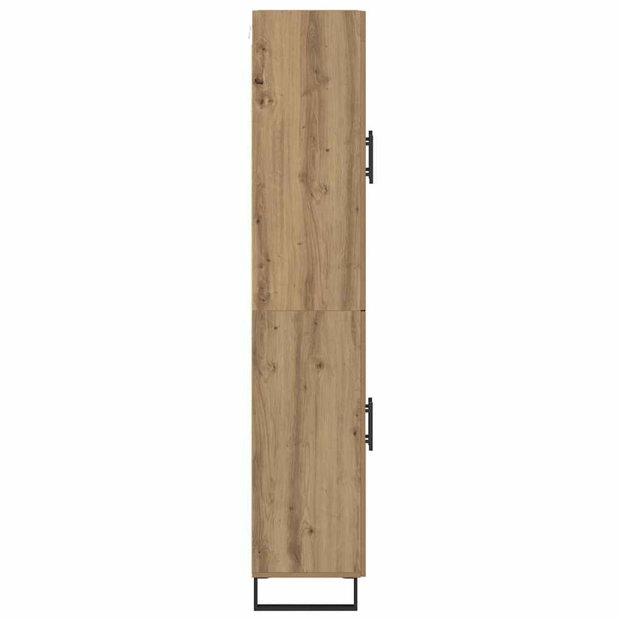 Hoge kast Artisan Eiken 69,5 x 34 x 180 cm Bewerkt hout