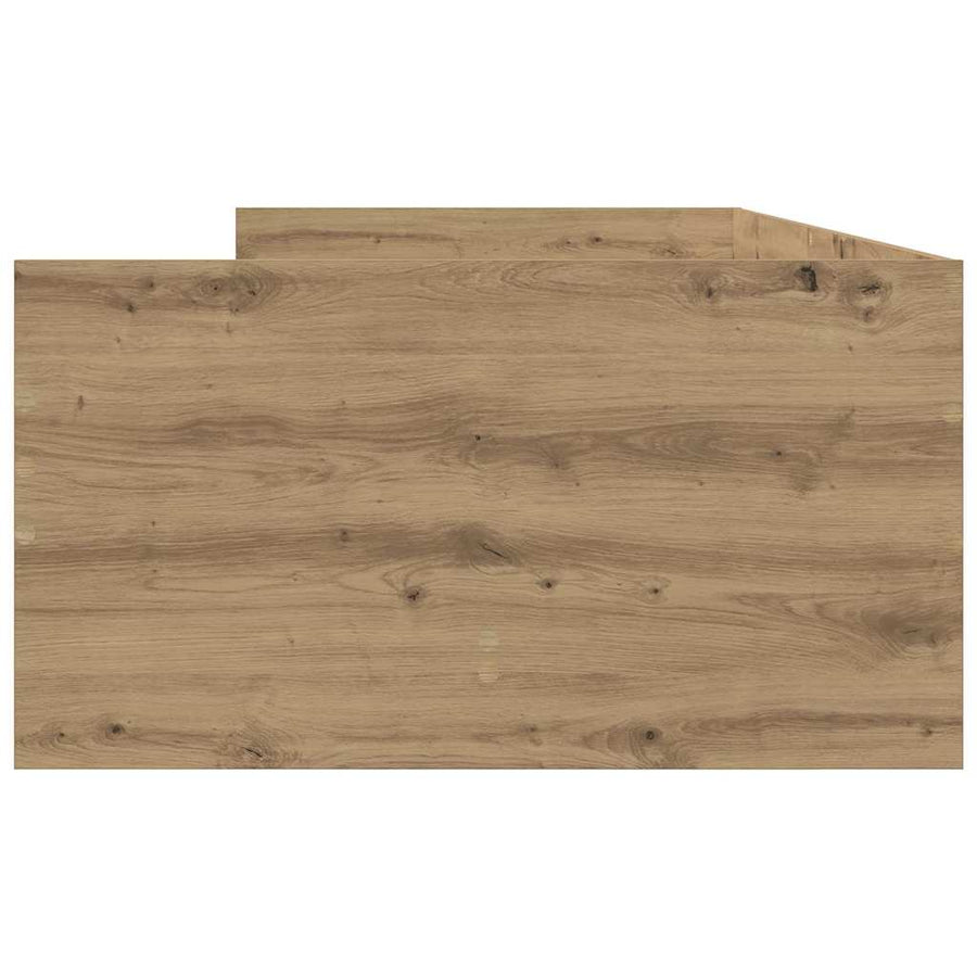 Bedframe met lade Artisan Eiken 90 x 190 cm Massief grenenhout