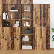 Kast 50x41x185 cm bewerkt hout oud hout