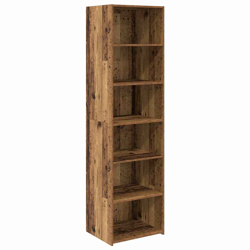 Kast Oud Hout 50 x 41 x 185 cm Bewerkt hout