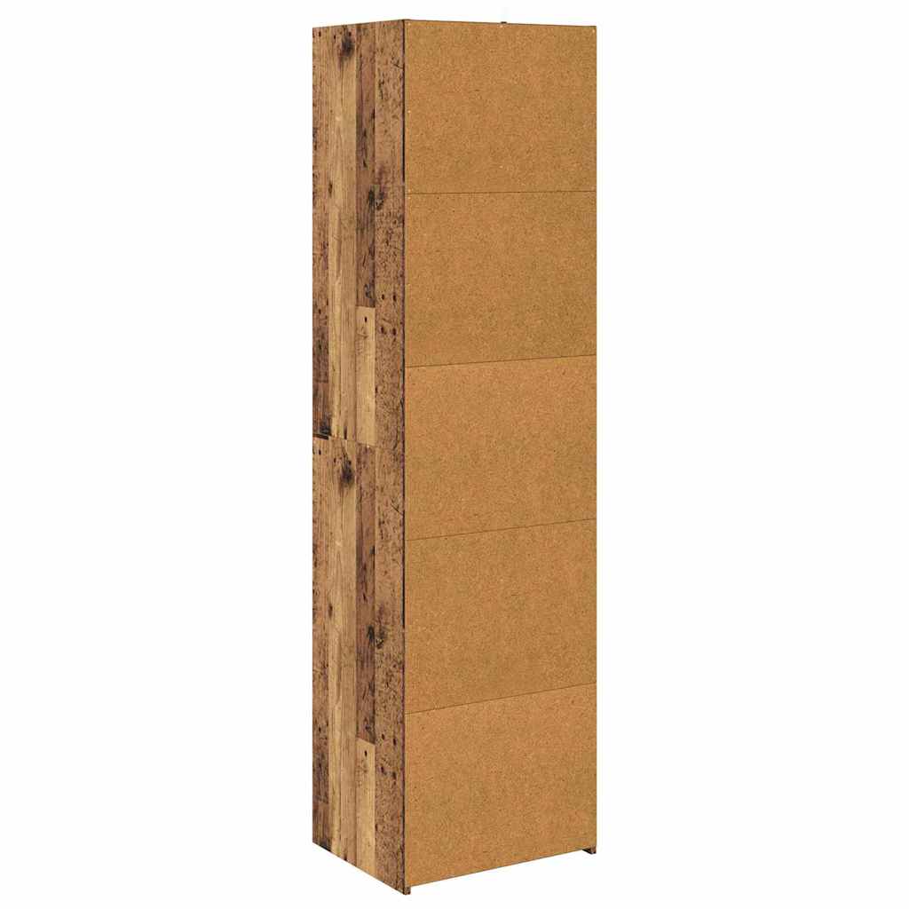 Kast Oud Hout 50 x 41 x 185 cm Bewerkt hout