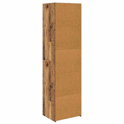 Kast Oud Hout 50 x 41 x 185 cm Bewerkt hout