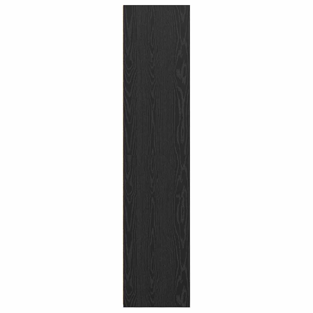 Kast Zwart Eiken 50 x 41 x 185 cm Bewerkt hout