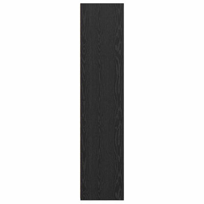 Kast Zwart Eiken 50 x 41 x 185 cm Bewerkt hout