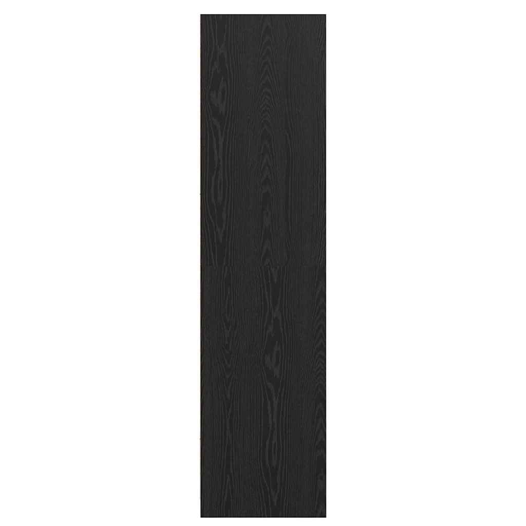 Kledingkast met plank Zwart Eiken 50 x 30 x 200 cm Bewerkt hout
