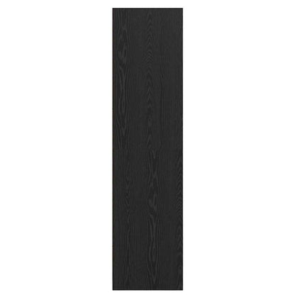 Kledingkast met plank Zwart Eiken 50 x 30 x 200 cm Bewerkt hout