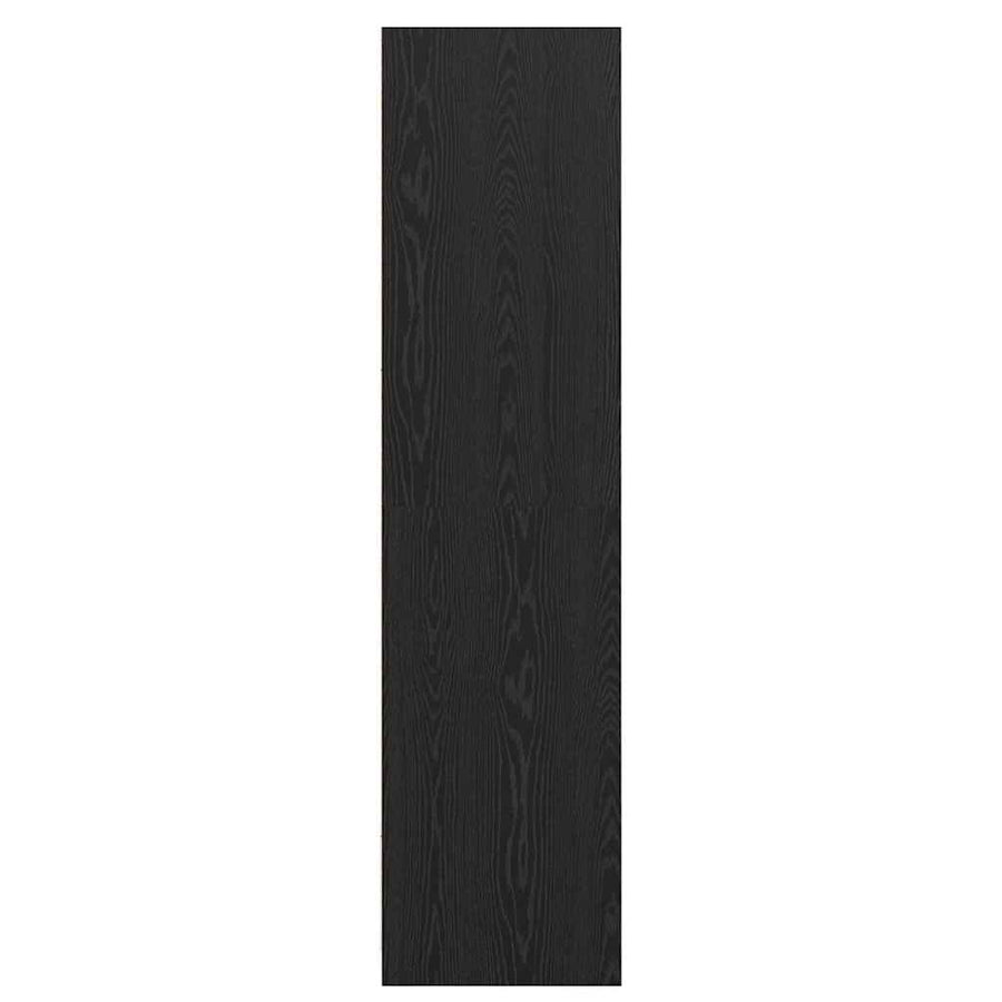 Kledingkast met plank Zwart Eiken 50 x 30 x 200 cm Bewerkt hout