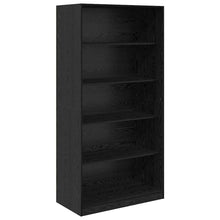 Kledingkast Zwart Eiken 100 x 50 x 200 cm Bewerkt hout