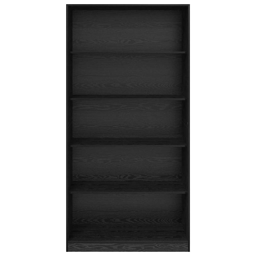 Kledingkast Zwart Eiken 100 x 50 x 200 cm Bewerkt hout