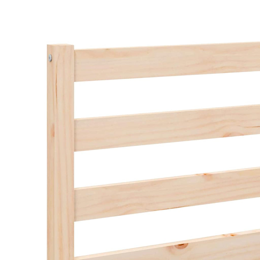 Bedframe Naturel 208,5 x 157,5 x 69,5 cm Massief Vurenhout