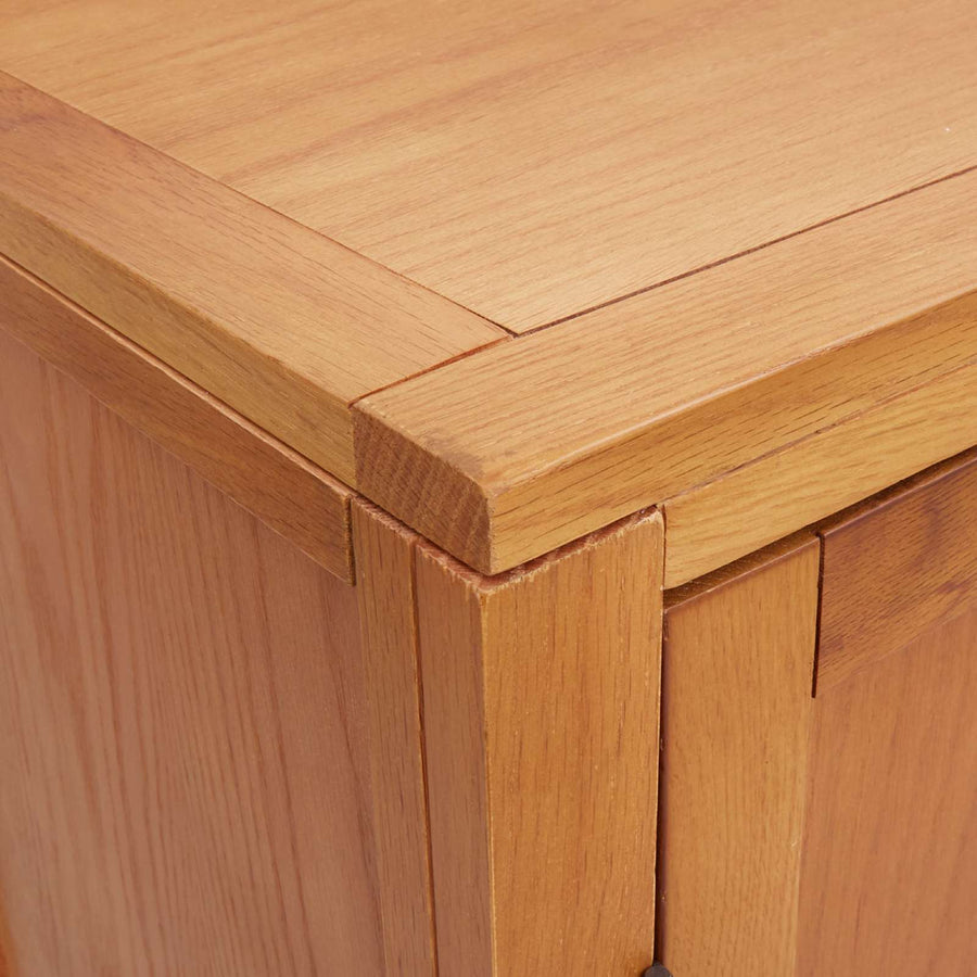 Kast met opslag met de deur Bruin Bewerkt hout