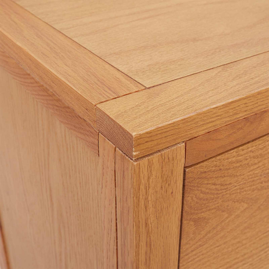 Kast met lade met opslag Bruin Bewerkt hout