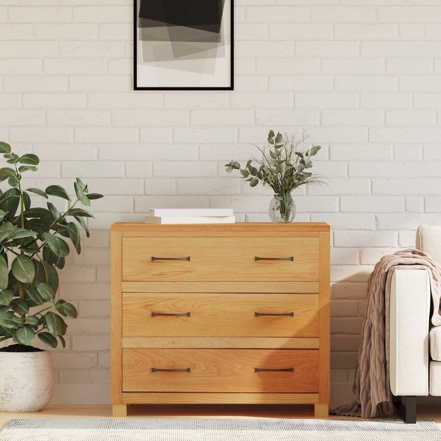 Kast met lade met opslag Bruin Bewerkt hout