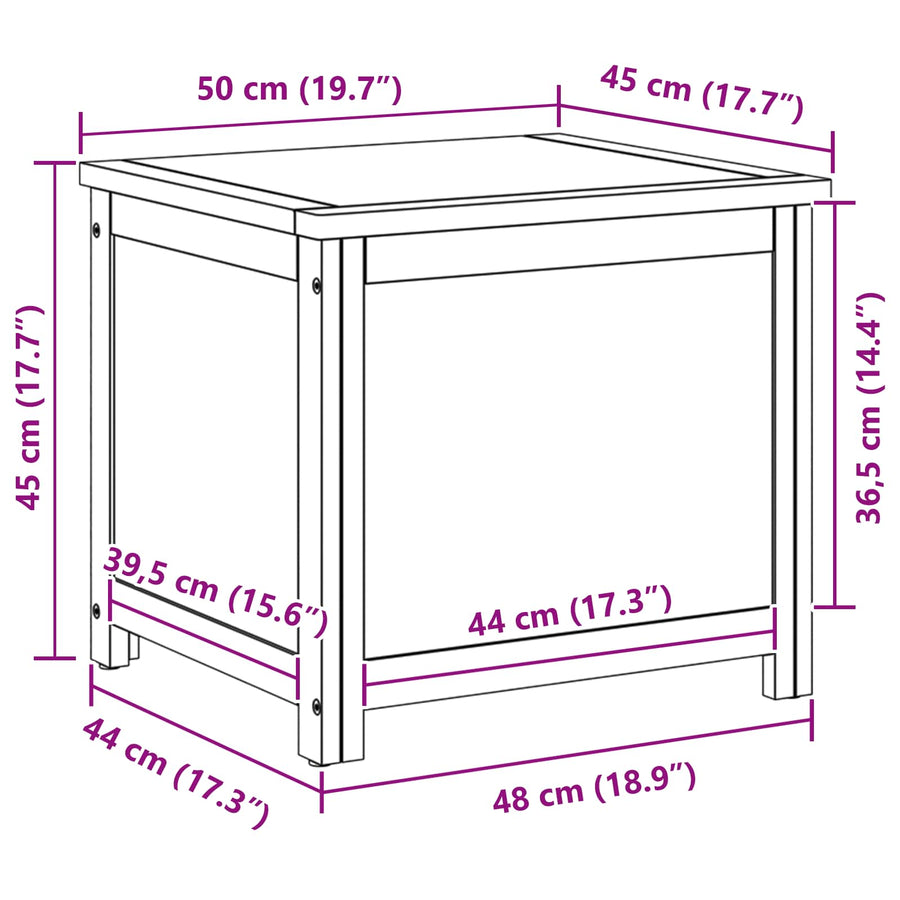Opbergbox Effen