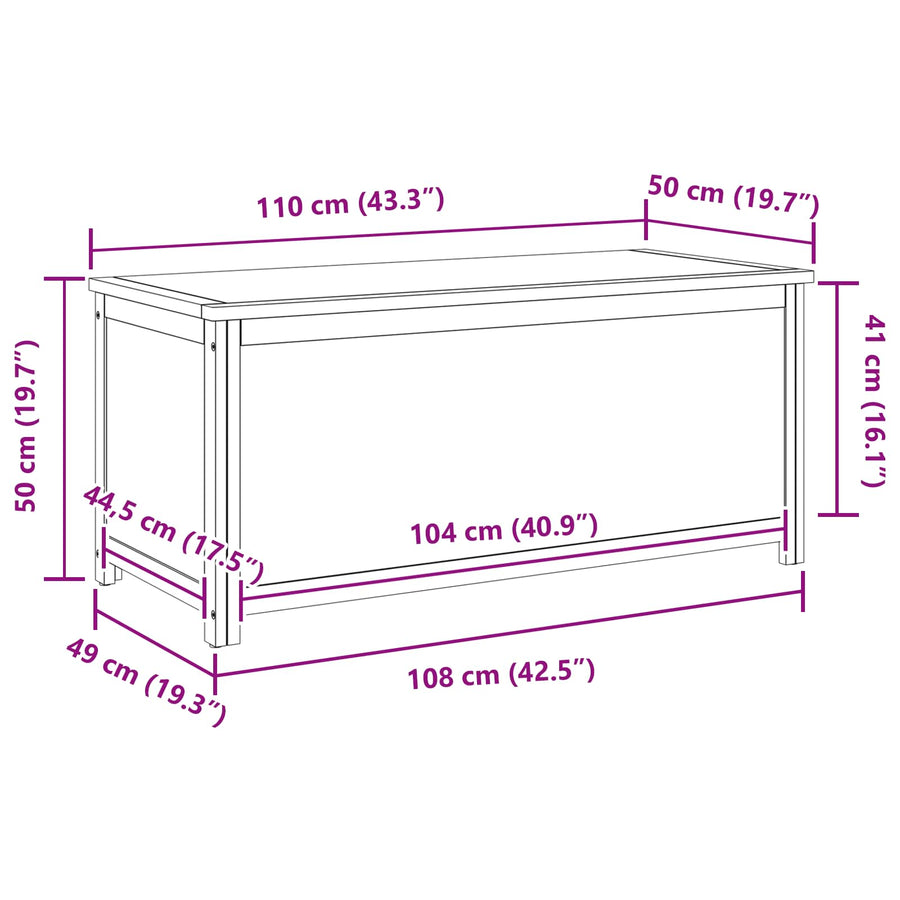 Opbergbox Effen