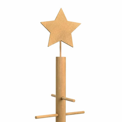 Houten kerstboom Bruin 125 cm Bamboe