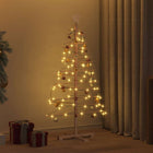 Houten kerstboom bamboe bruin 125 cm
