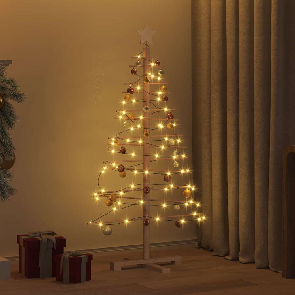 Houten kerstboom Bruin 125 cm Bamboe