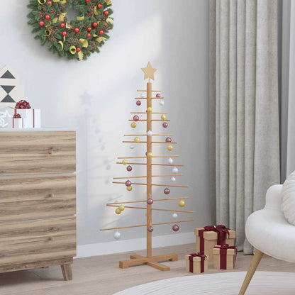 Houten kerstboom Bruin 125 cm Bamboe