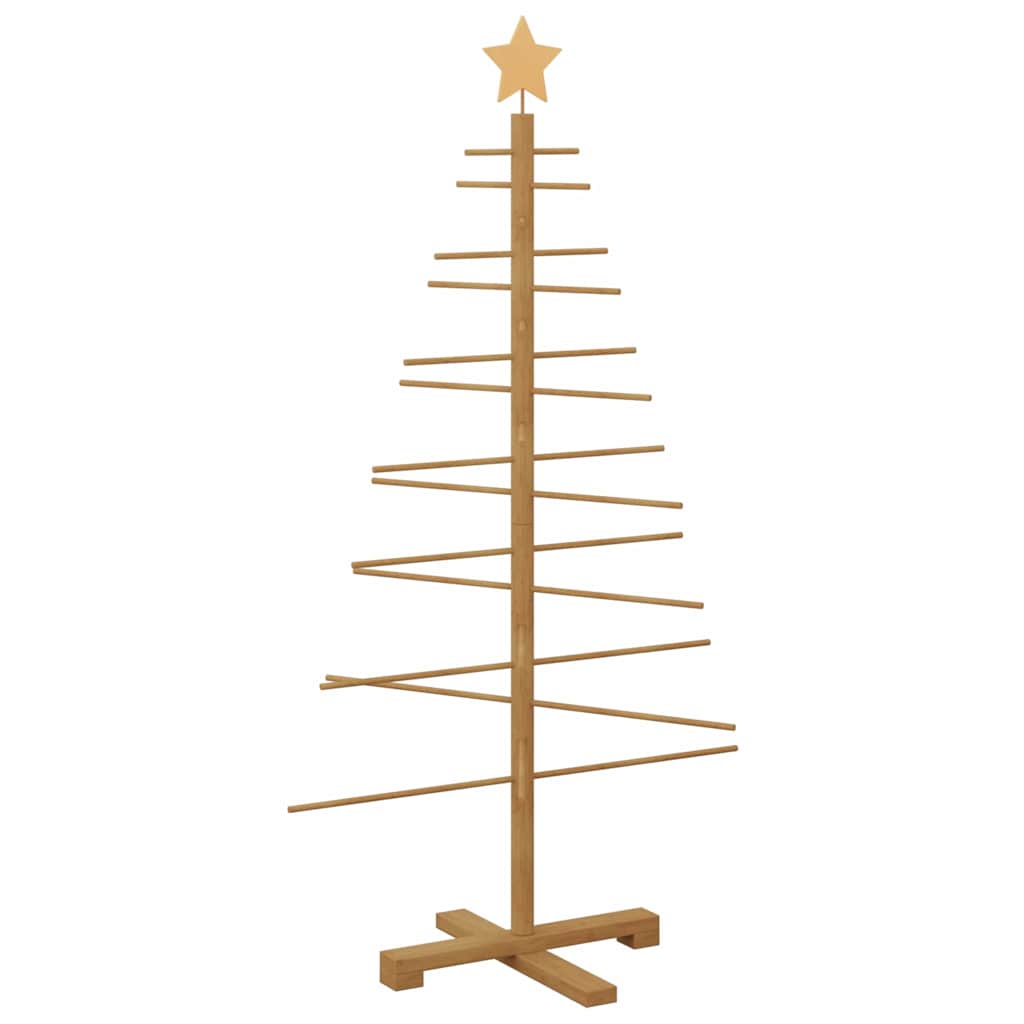 Houten kerstboom Bruin 125 cm Bamboe