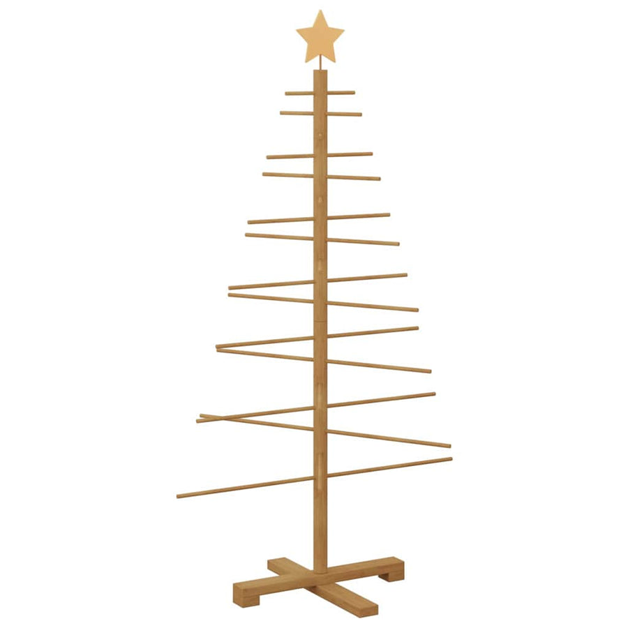 Houten kerstboom Bruin 125 cm Bamboe