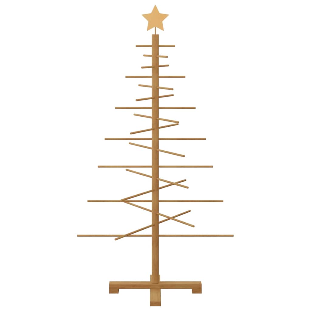Houten kerstboom Bruin 125 cm Bamboe