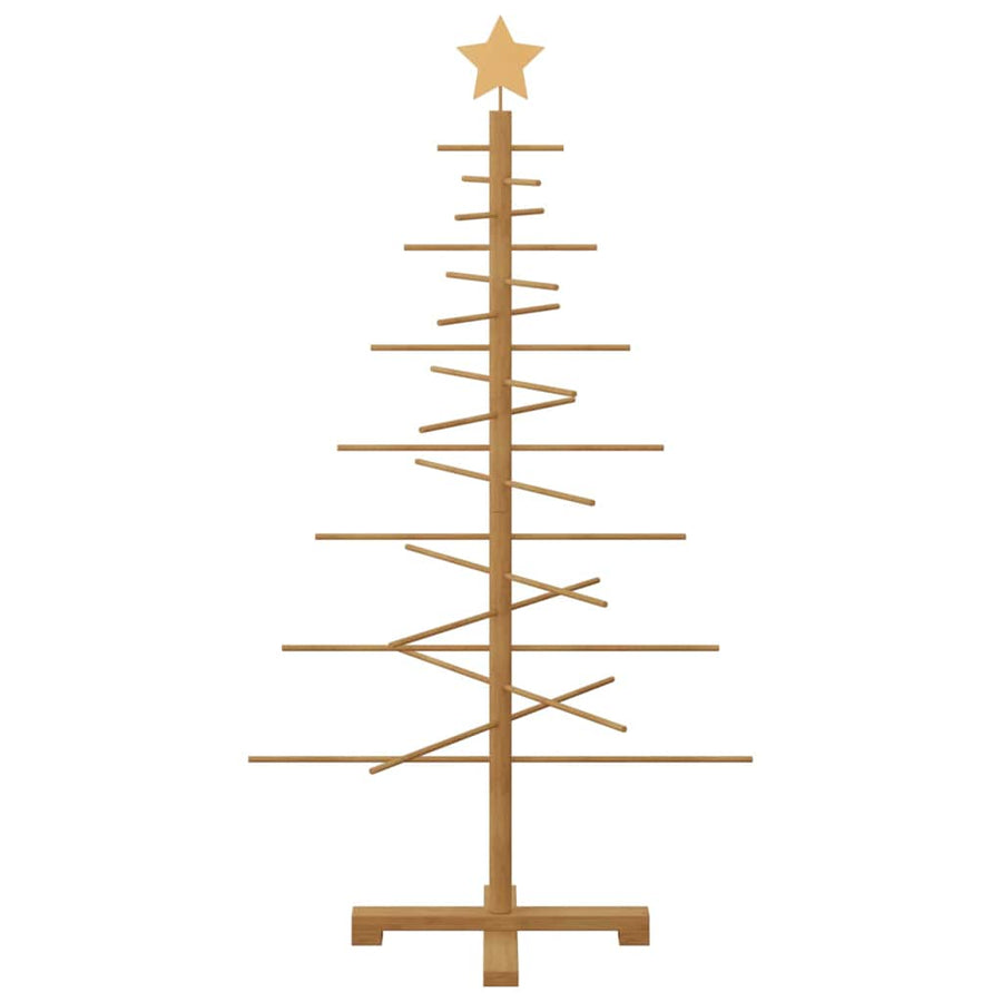 Houten kerstboom Bruin 125 cm Bamboe