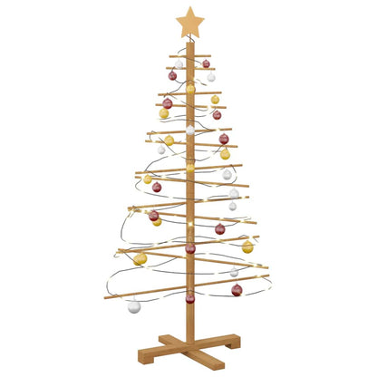Houten kerstboom Bruin 125 cm Bamboe