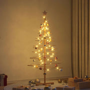 Houten kerstboom bamboe bruin 150 cm