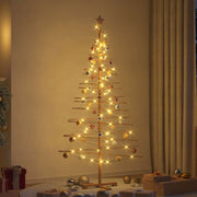 Houten kerstboom bruin 180 cm bamboe
