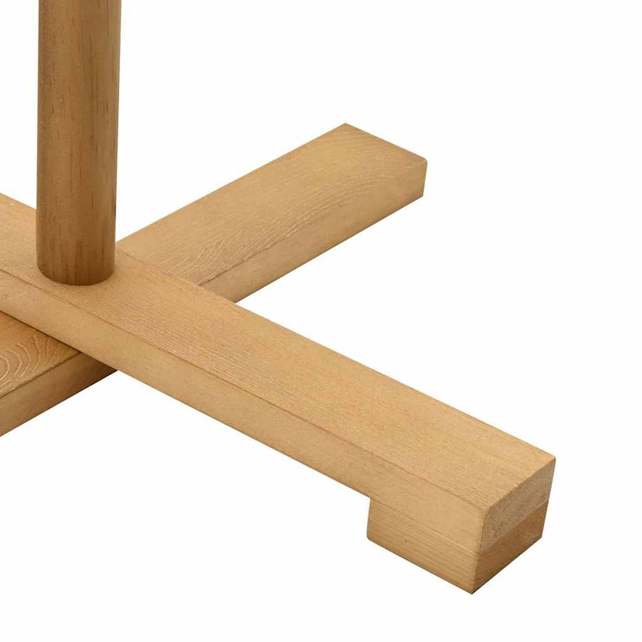 Houten kerstboom met standaard Bruin 210 cm Bamboe