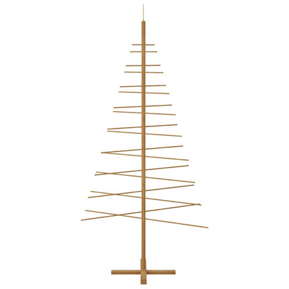 Houten kerstboom met standaard Bruin 210 cm Bamboe