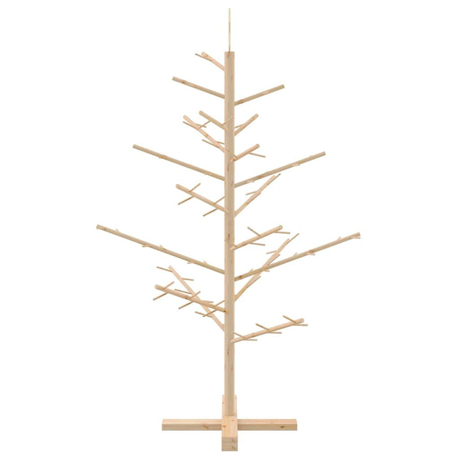Houten kerstboom Naturel 125 cm Massief grenenhout
