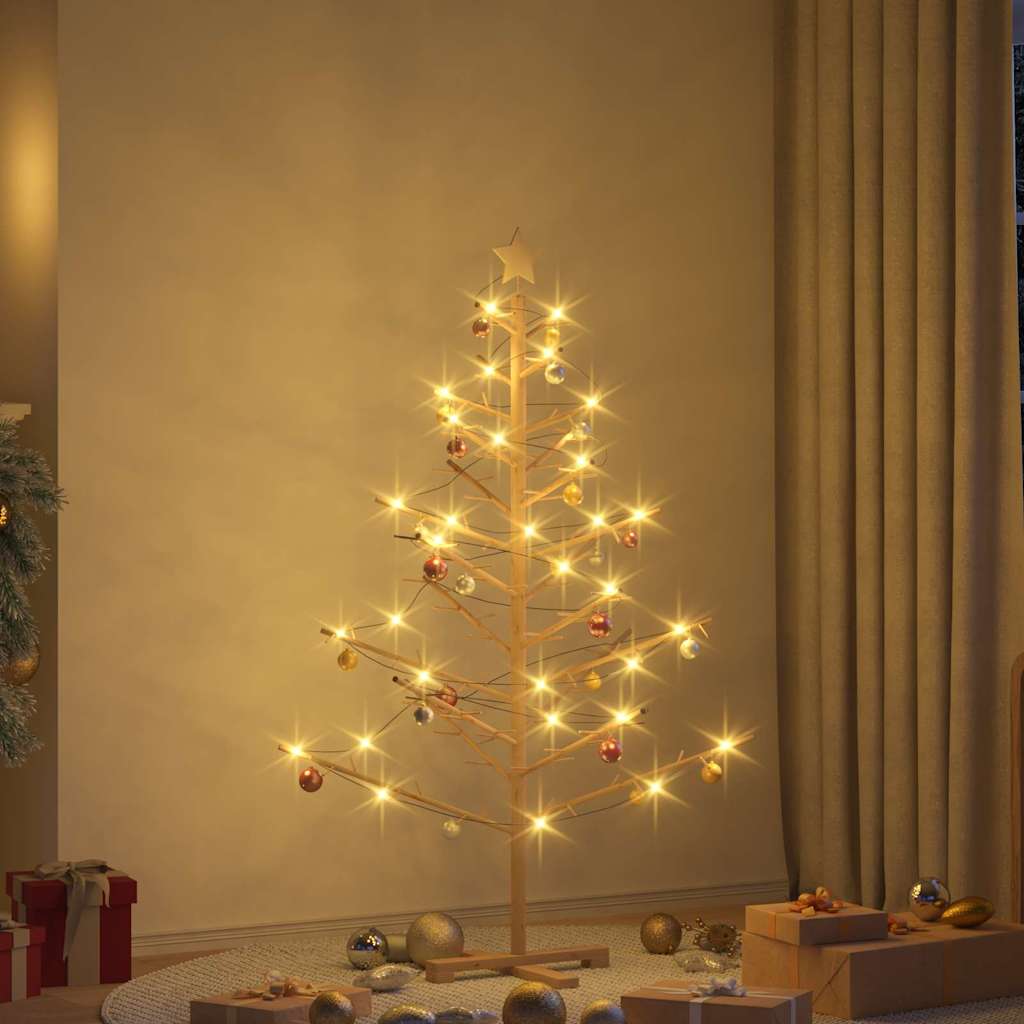 Houten kerstboom Naturel 150 cm Massief grenenhout