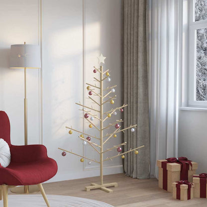 Houten kerstboom Naturel 150 cm Massief grenenhout