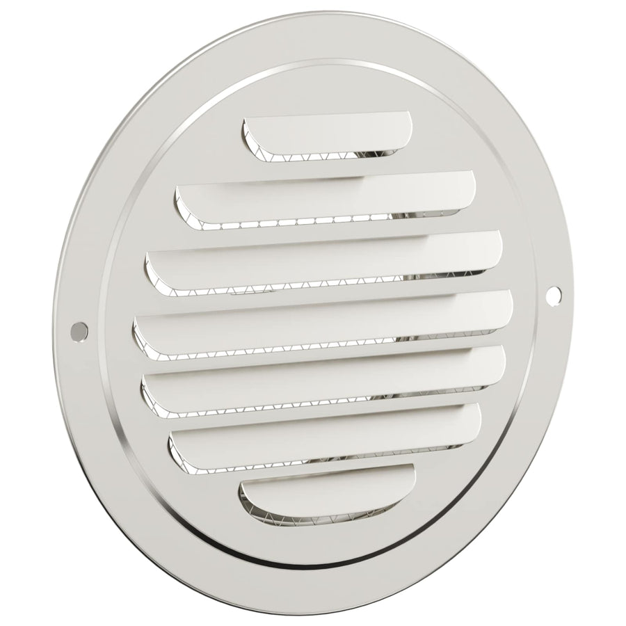 Luchtventilatie roosters 4 pcs Zilver 80 mm Roestvrij staal