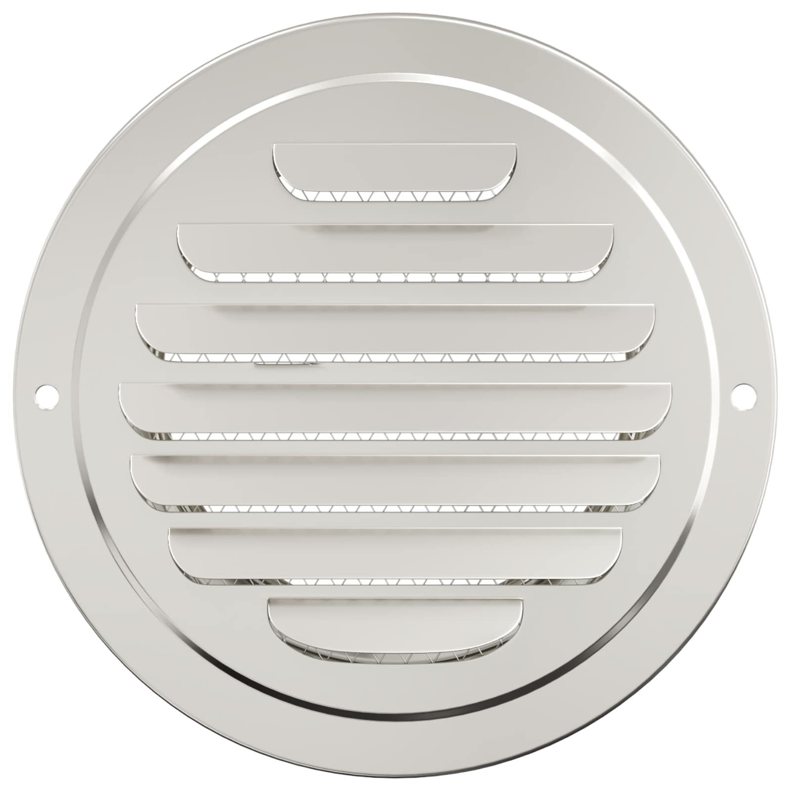 Luchtventilatie roosters 4 pcs Zilver 80 mm Roestvrij staal