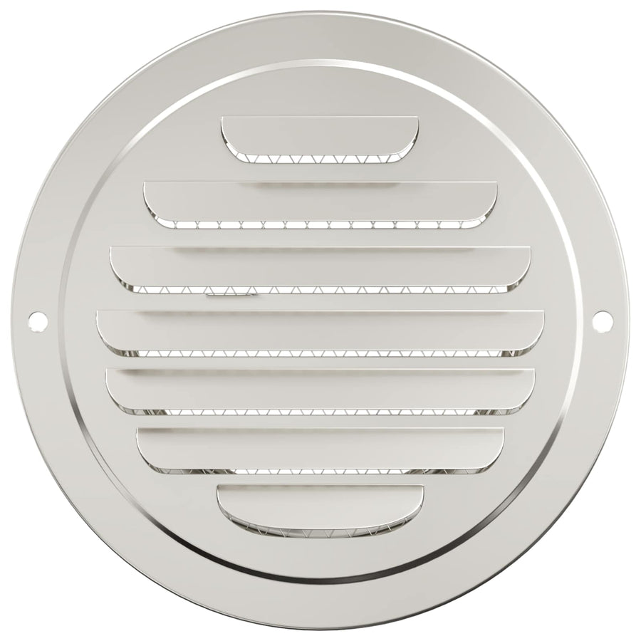 Luchtventilatie roosters 4 pcs Zilver 80 mm Roestvrij staal