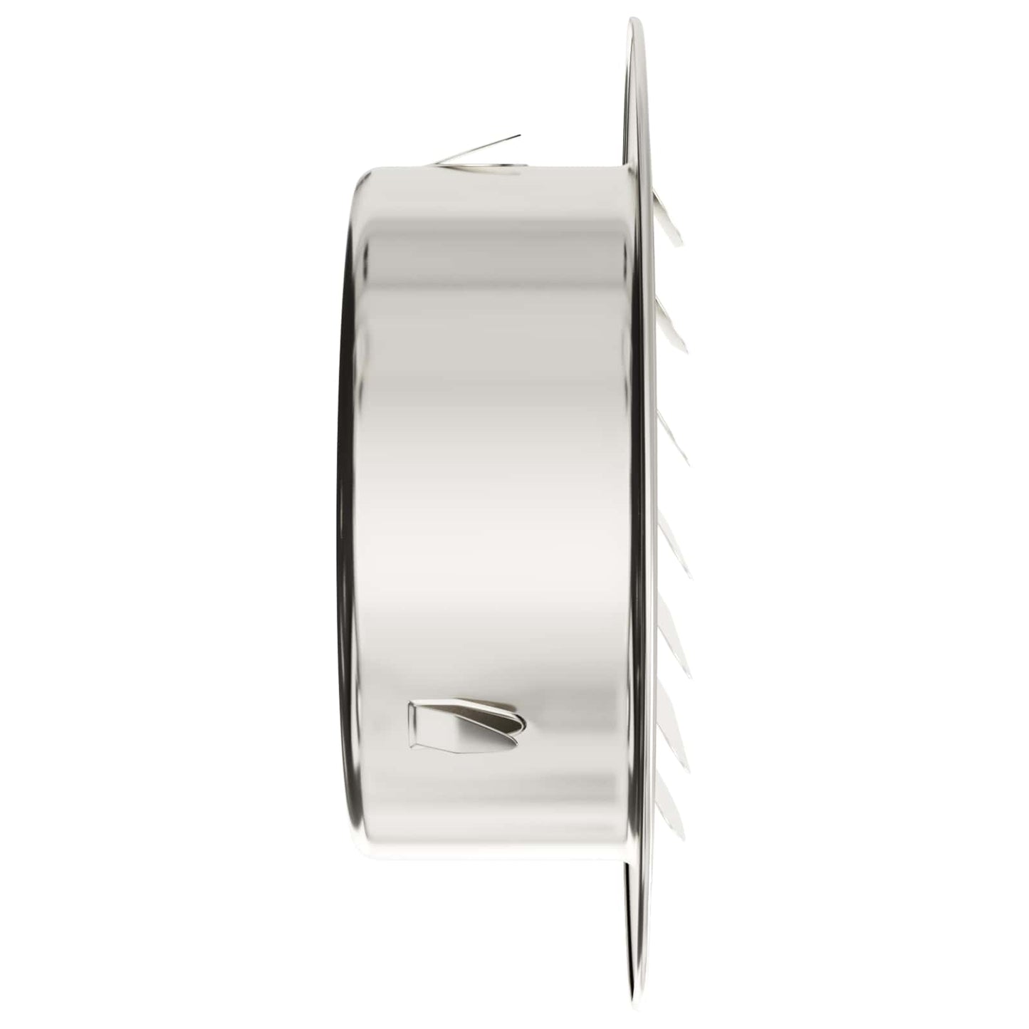 Luchtventilatie roosters 4 pcs Zilver 80 mm Roestvrij staal