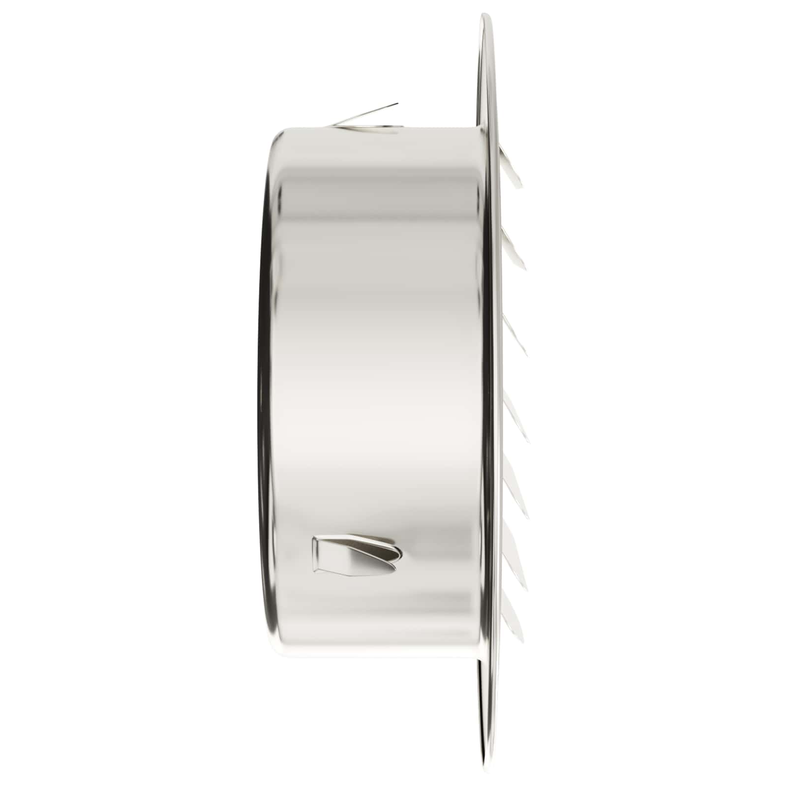 Luchtventilatie roosters 4 pcs Zilver 80 mm Roestvrij staal