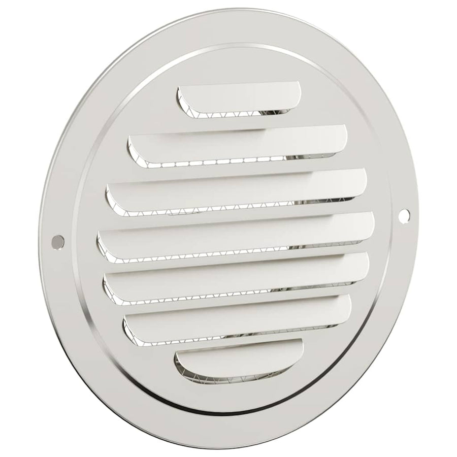 Luchtventilatie roosters 4 pcs Zilver 100 mm Roestvrij staal