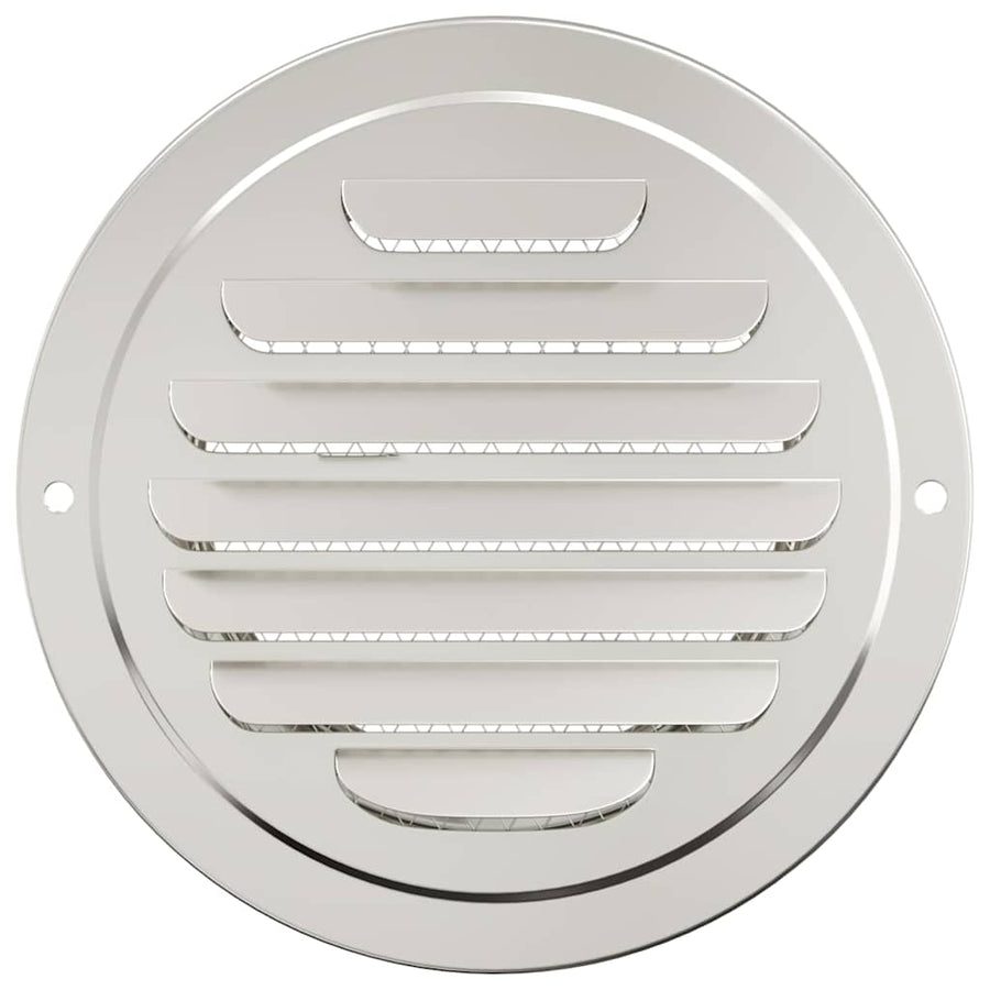 Luchtventilatie roosters 4 pcs Zilver 100 mm Roestvrij staal