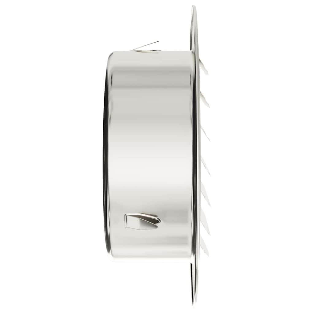 Luchtventilatie roosters 4 pcs Zilver 100 mm Roestvrij staal