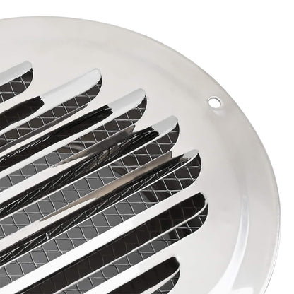 Luchtventilatie roosters 4 pcs Zilver 150 mm Roestvrij staal
